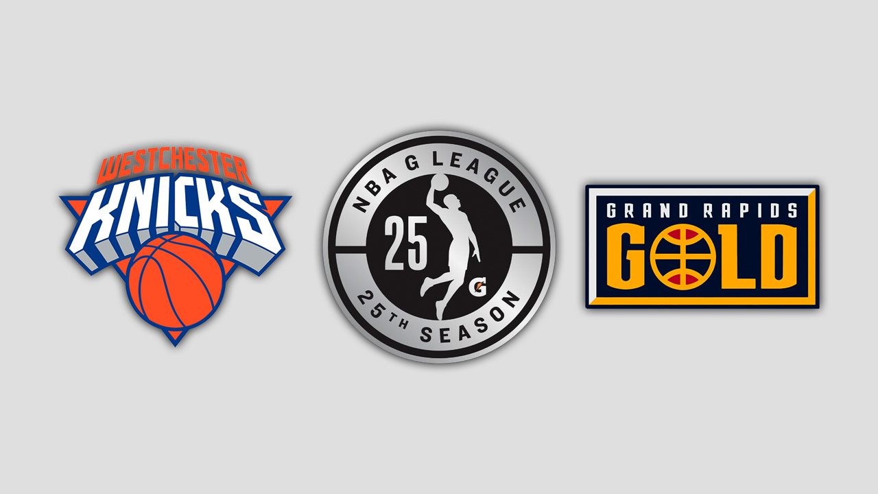 Westchester Knicks vs Grand Rapids Gold poster