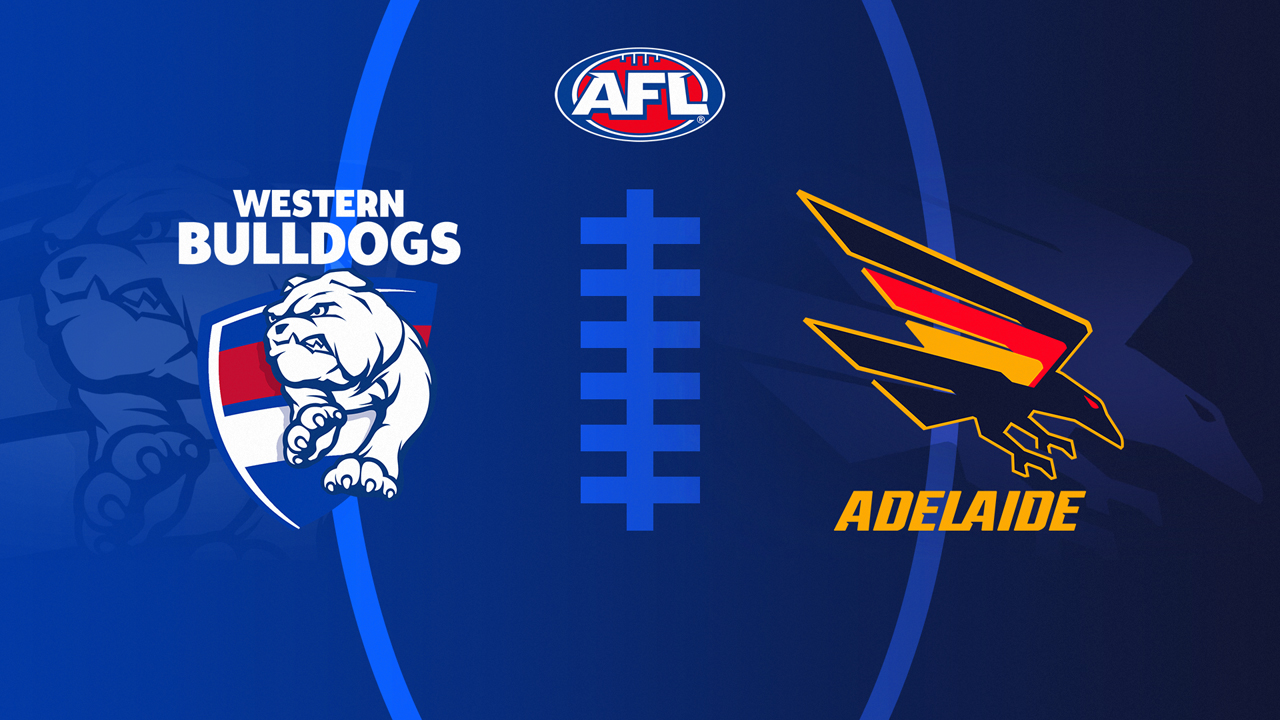 Western Bulldogs vs Adelaide Football Club poster