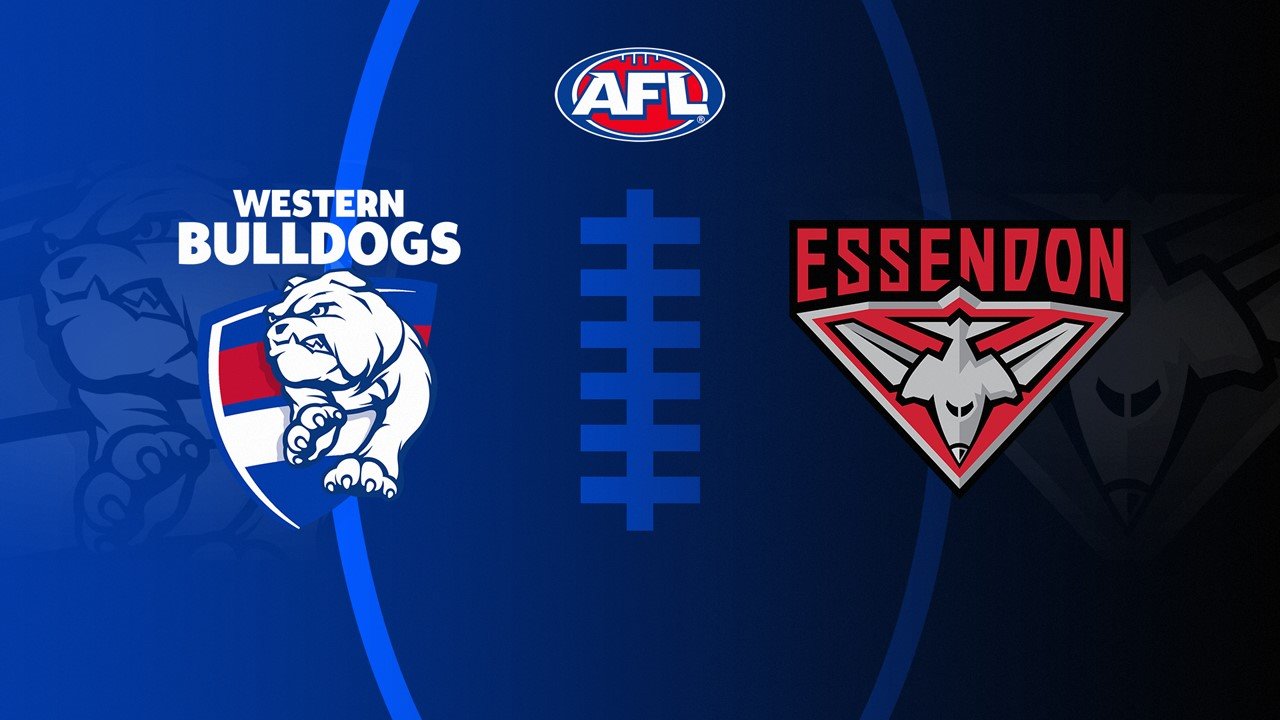 Western Bulldogs vs Essendon Football Club poster