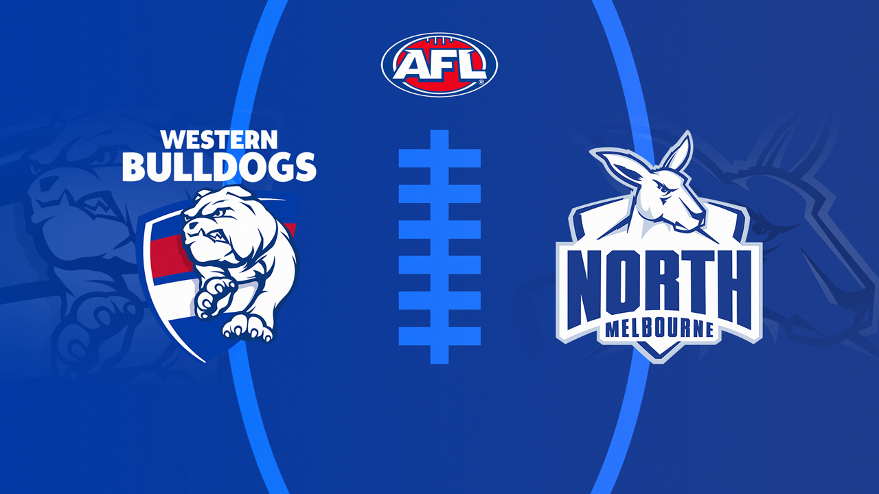 Western Bulldogs vs North Melbourne Football Club poster
