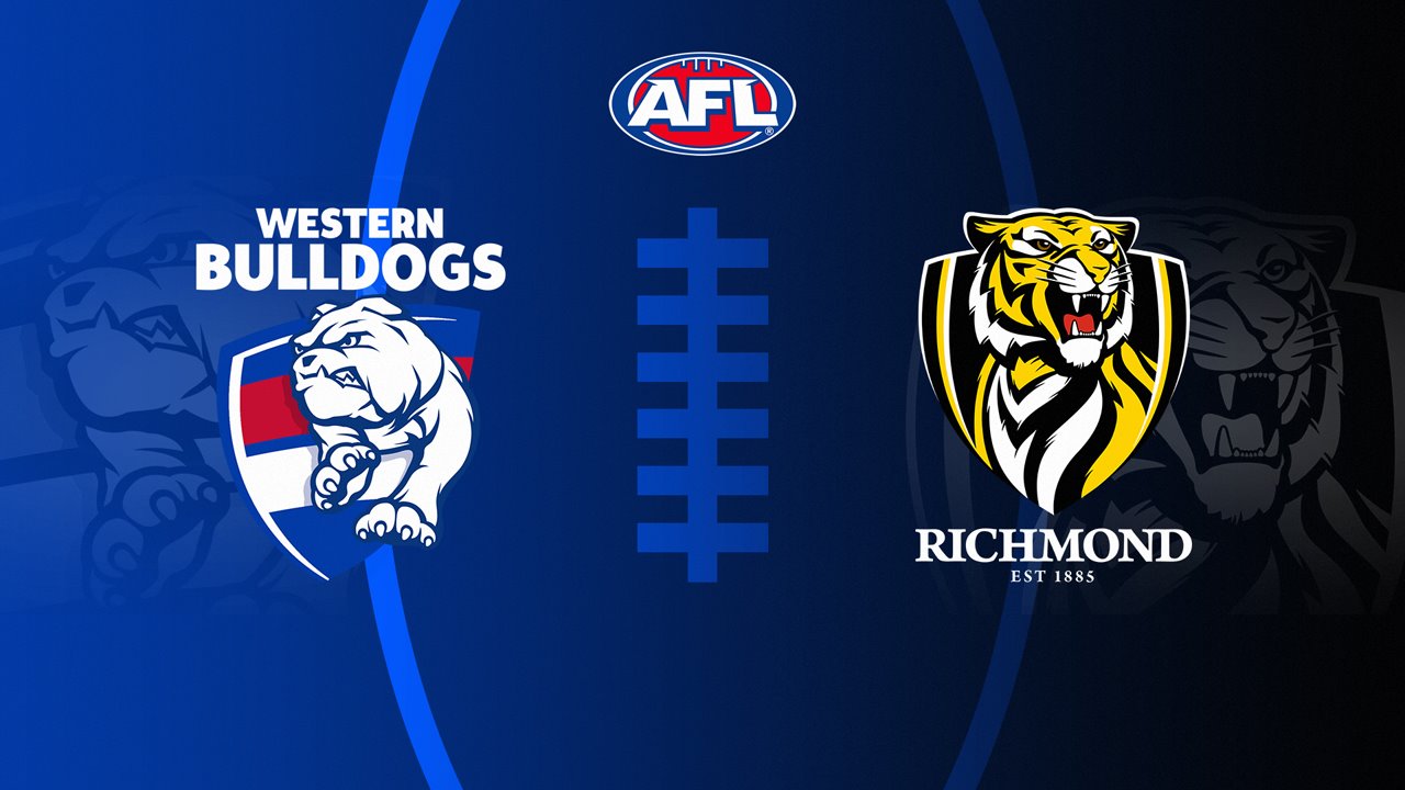 Western Bulldogs vs Richmond Football Club poster