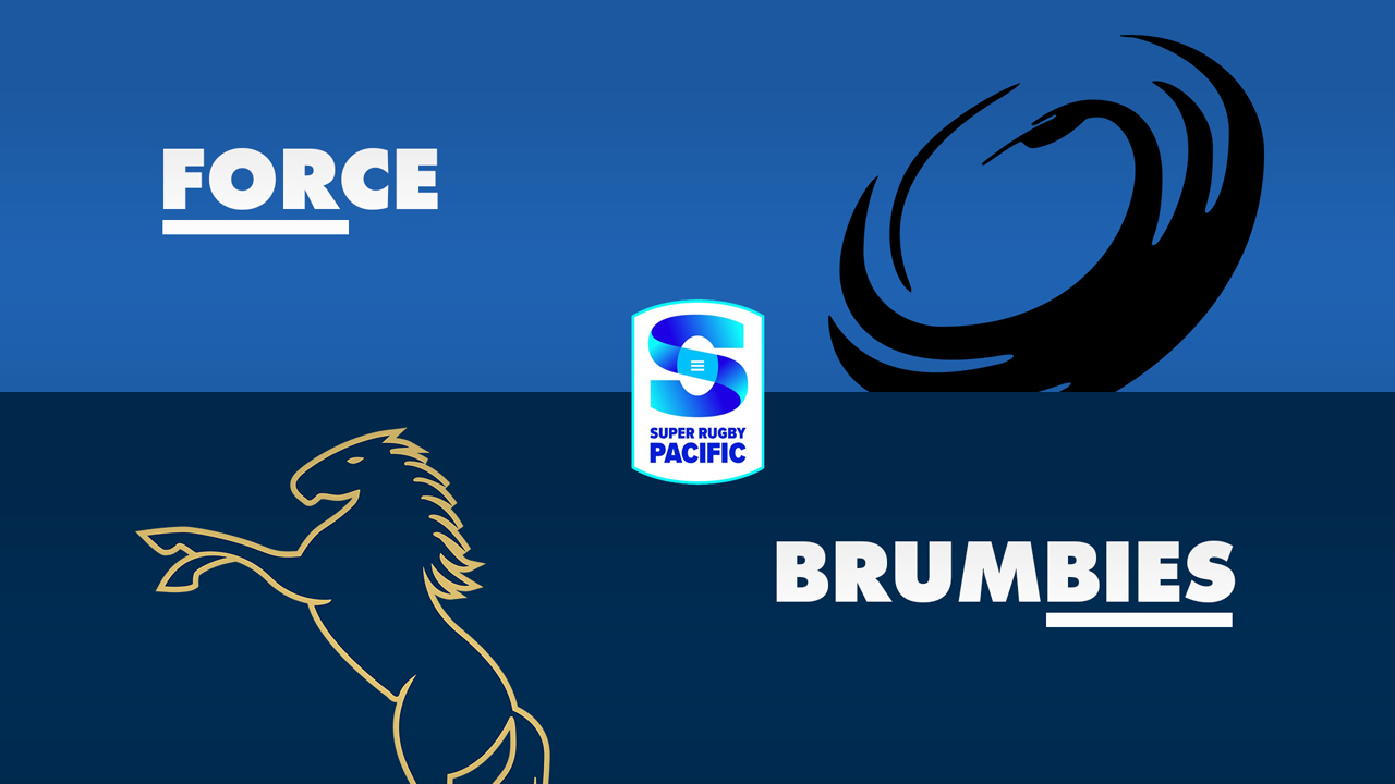 Western Force vs ACT Brumbies poster