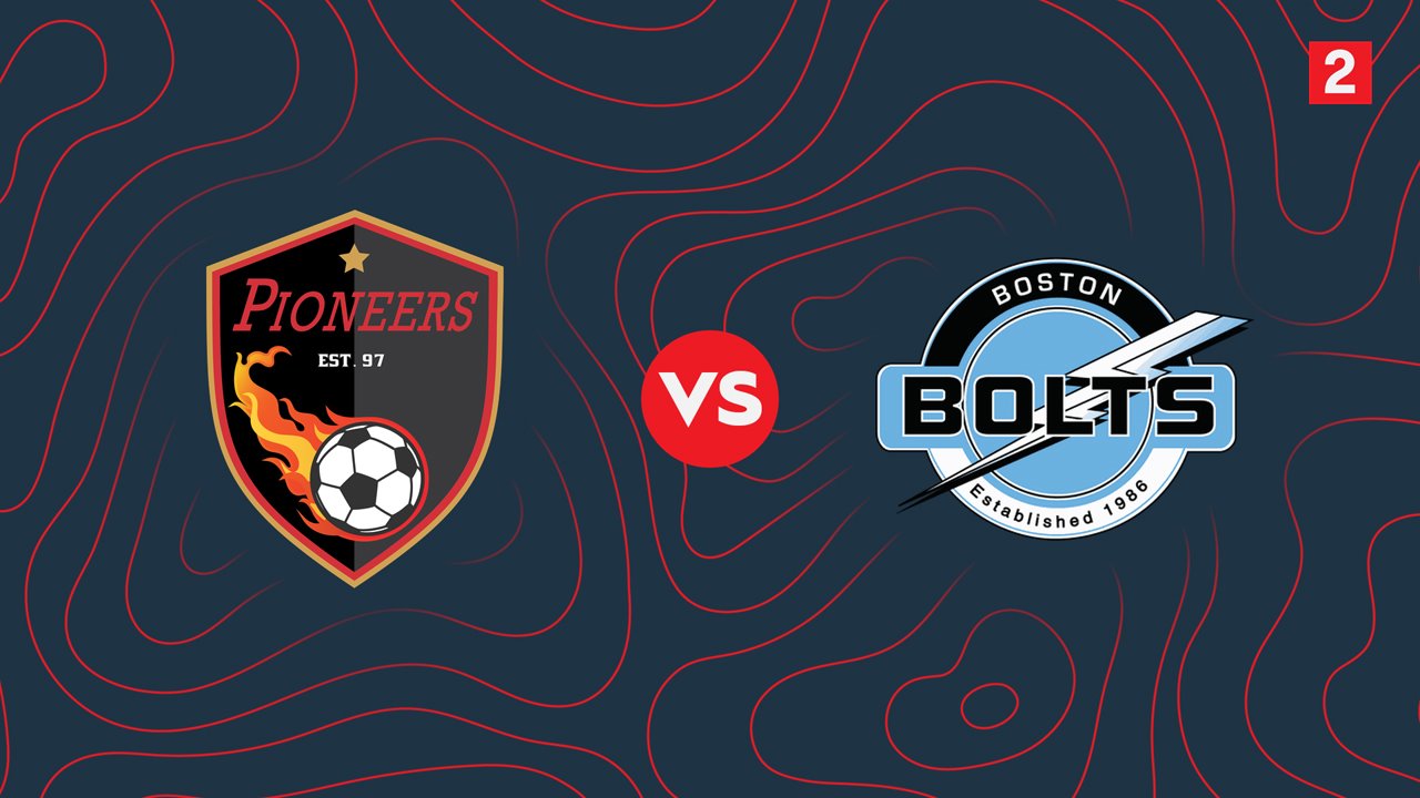 Western Mass Pioneers vs Boston Bolts poster