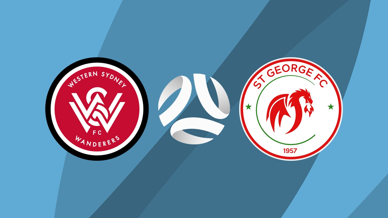 Western Sydney Wanderers Youth vs St George poster