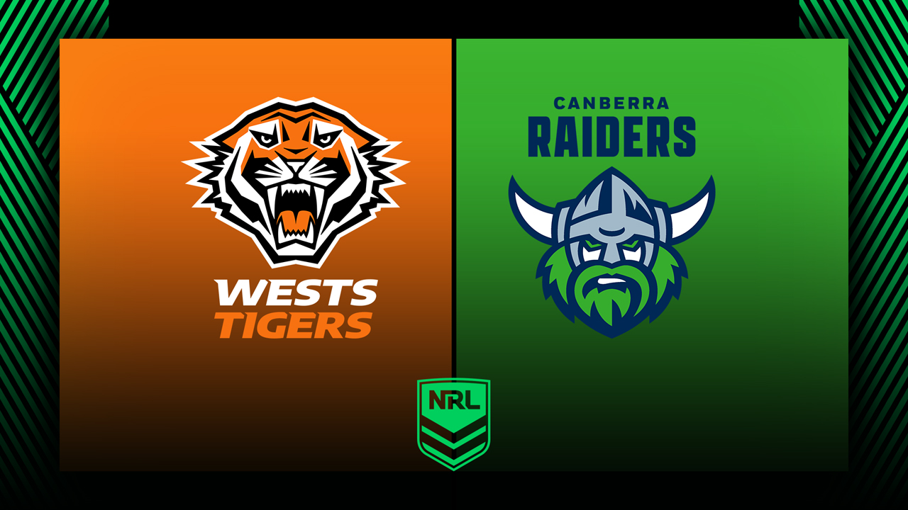 Wests Tigers vs Canberra Raiders poster