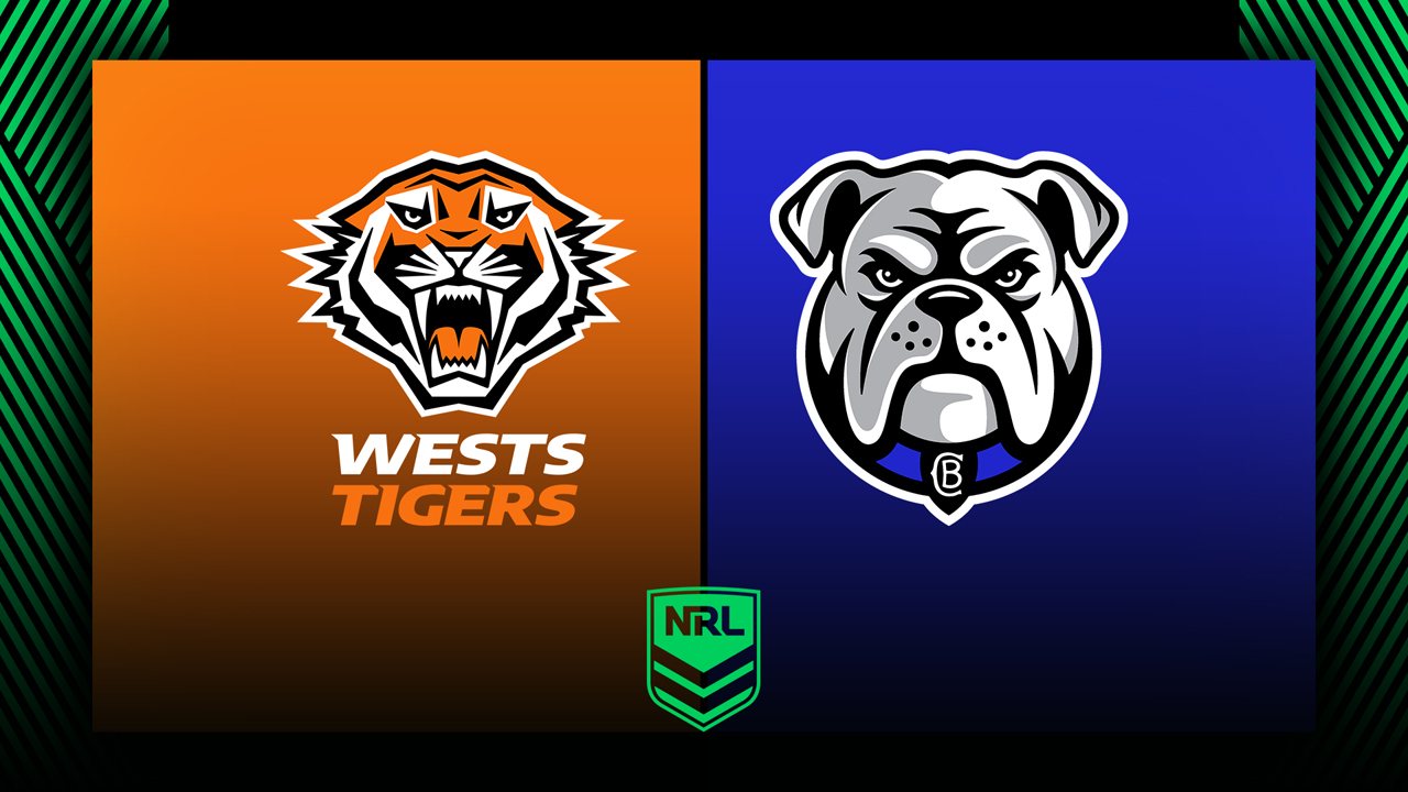 Wests Tigers vs Canterbury Bankstown Bulldogs poster