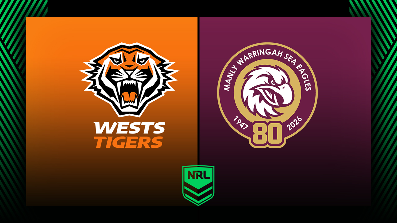Wests Tigers vs Manly Sea Eagles poster