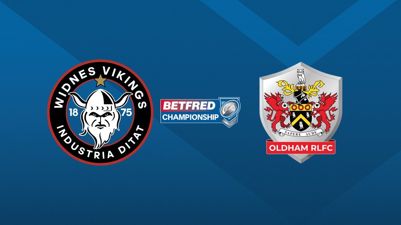 Widnes Vikings vs Oldham RLFC poster