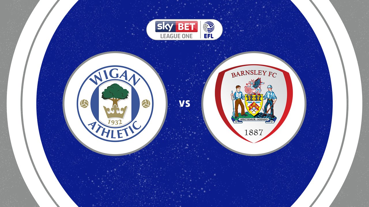 Wigan Athletic vs Barnsley poster