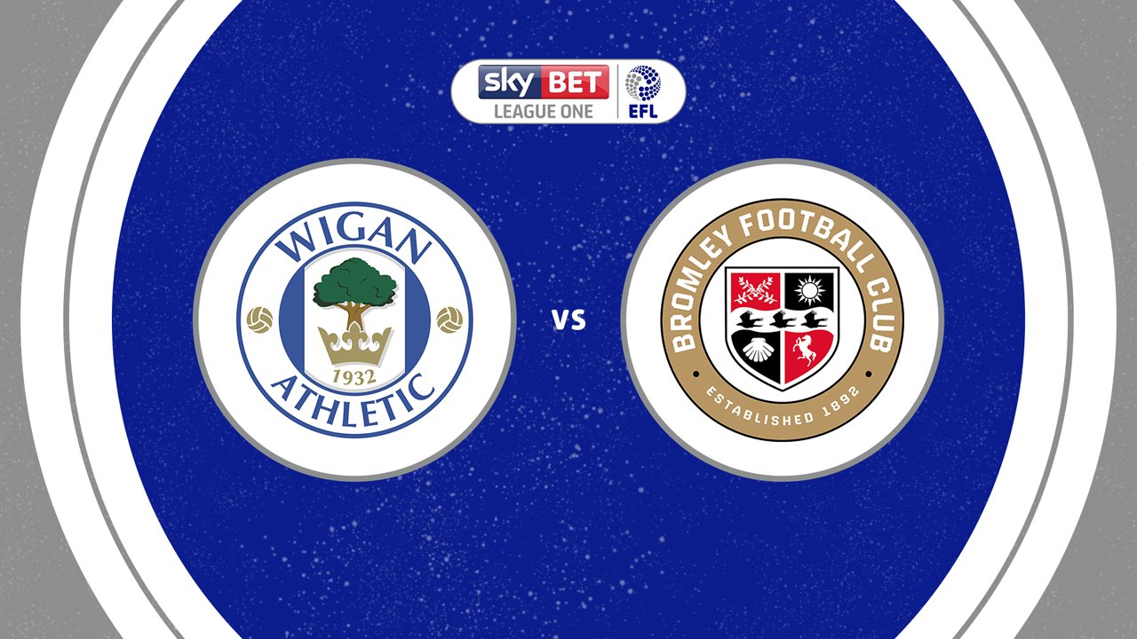 Wigan Athletic vs Bromley poster