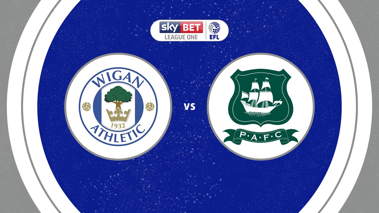 Wigan Athletic vs Plymouth Argyle poster