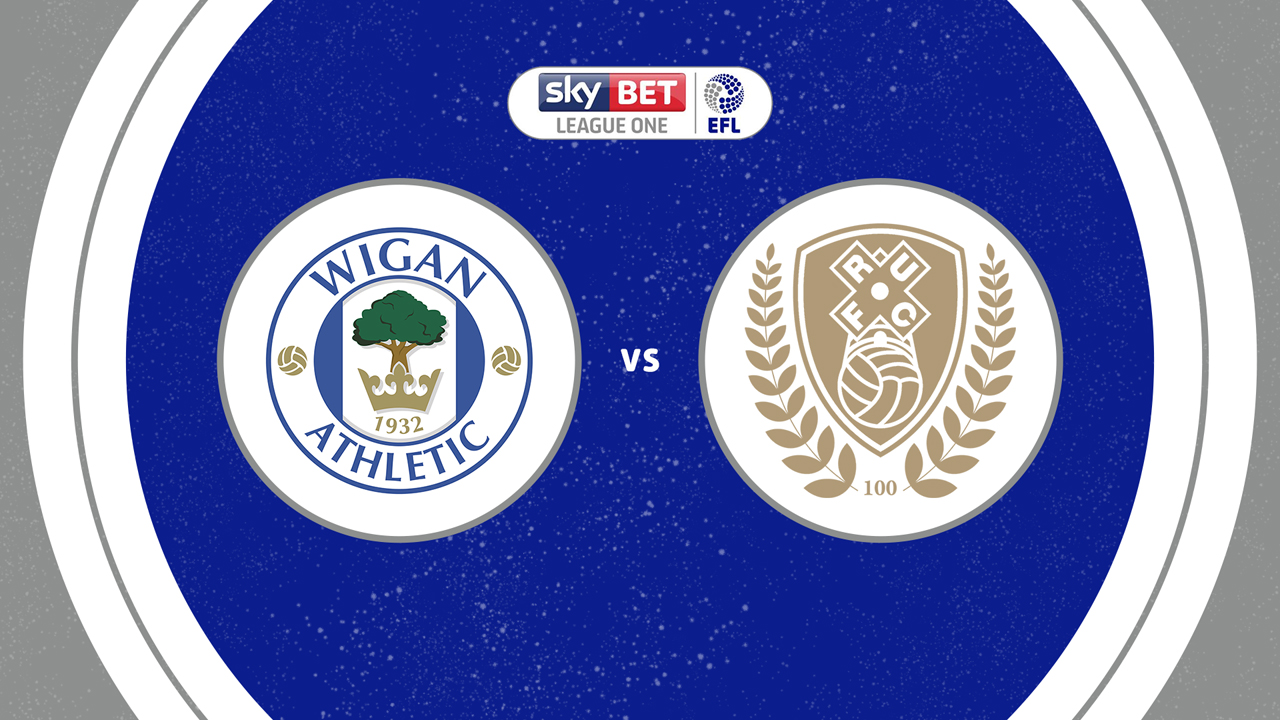 Wigan Athletic vs Rotherham United poster