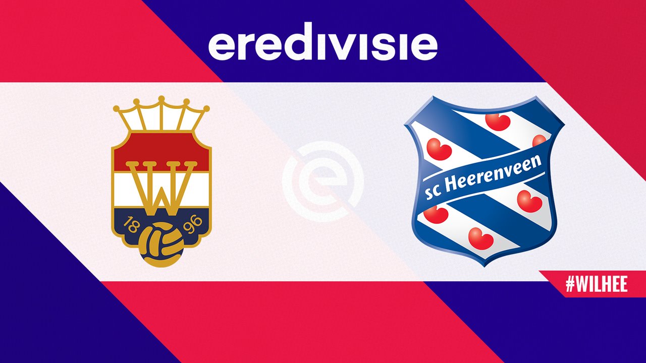 Willem II vs Heerenveen poster