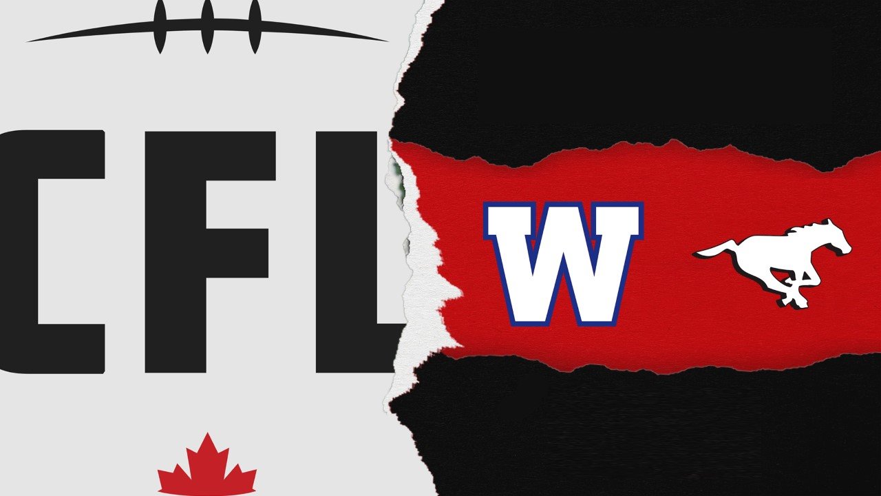 Winnipeg Blue Bombers vs Calgary Stampeders poster