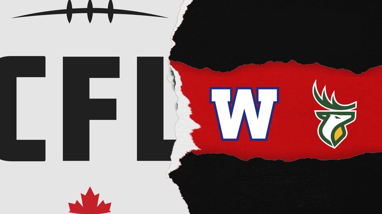 Winnipeg Blue Bombers vs Edmonton Elks poster