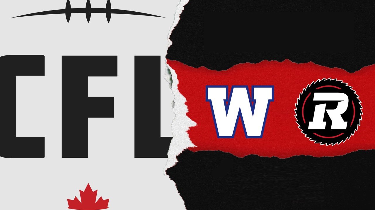 Winnipeg Blue Bombers vs Ottawa Redblacks poster