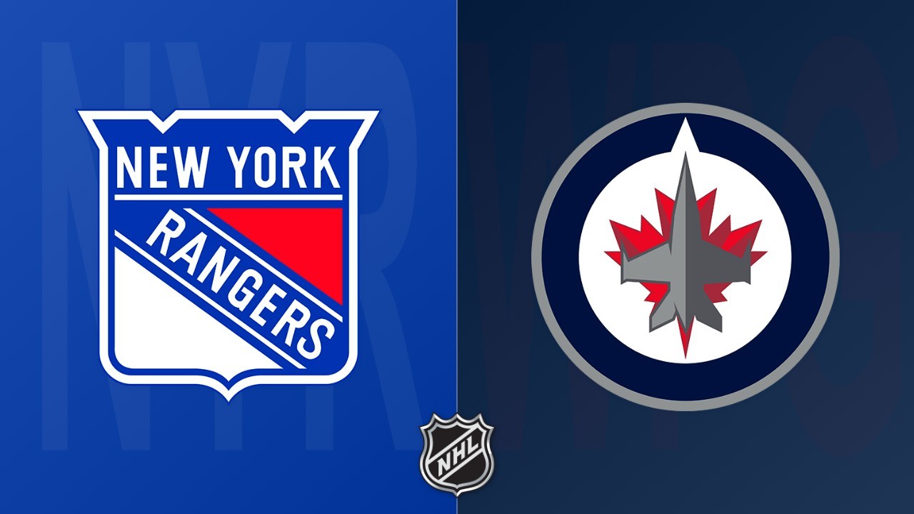 Winnipeg Jets vs New York Rangers poster