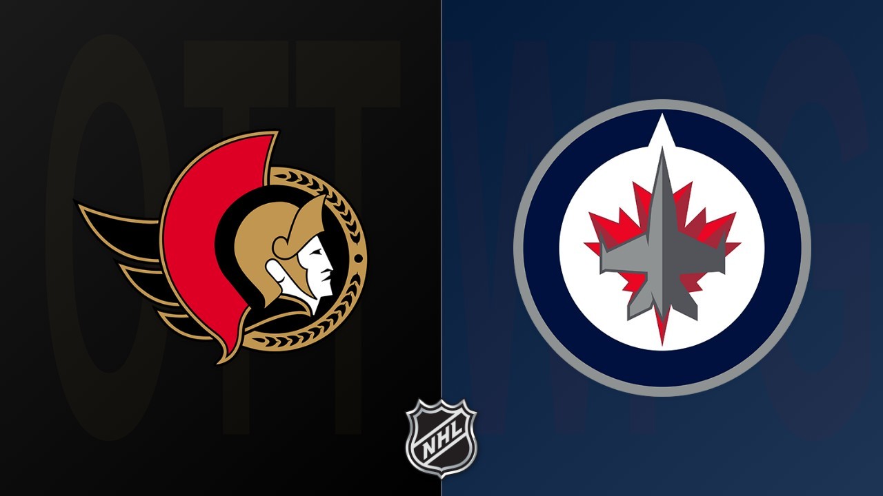 Winnipeg Jets vs Ottawa Senators poster