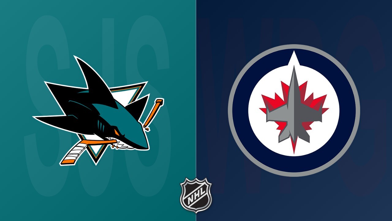Winnipeg Jets vs San Jose Sharks poster
