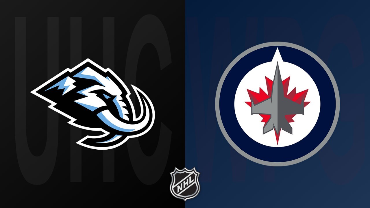 Winnipeg Jets vs Utah Mammoth poster