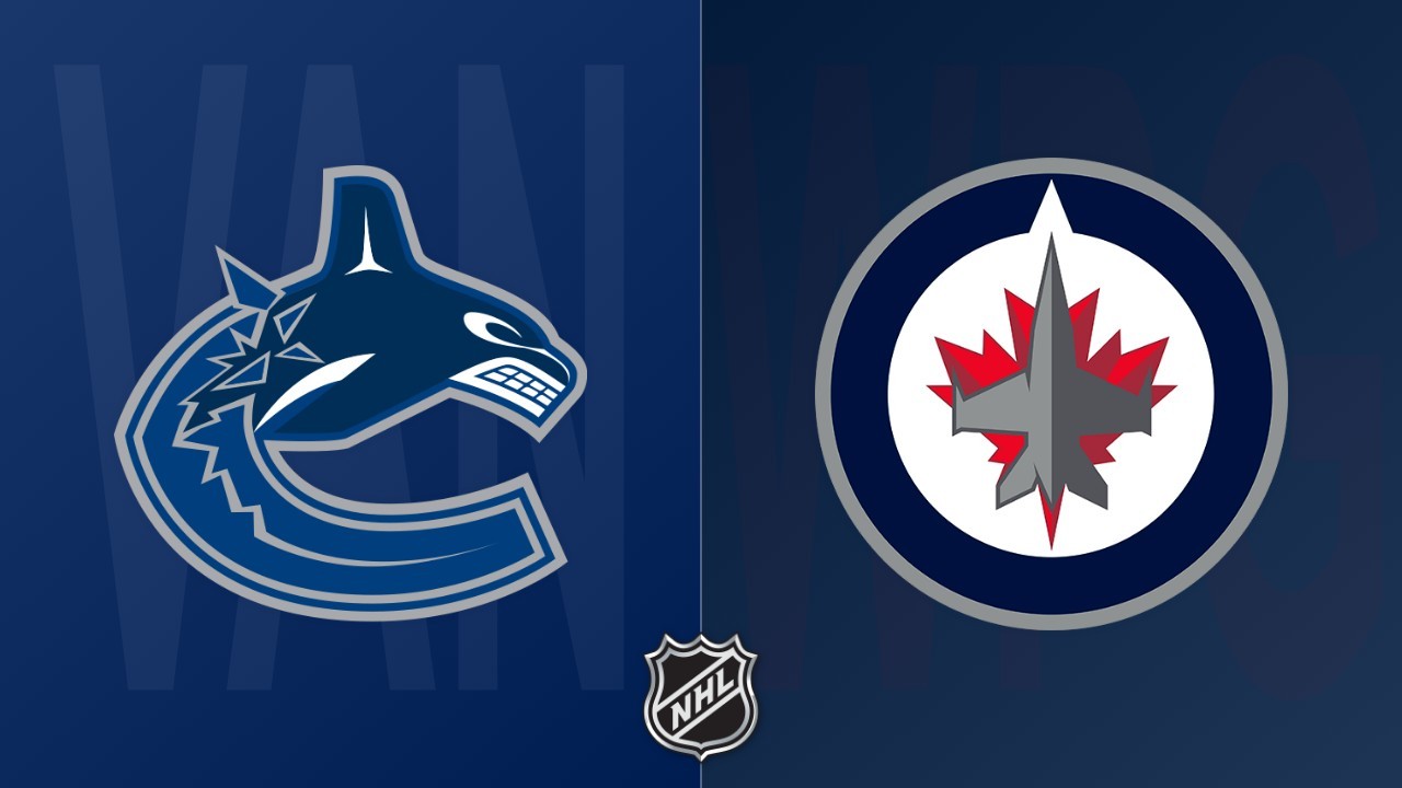 Winnipeg Jets vs Vancouver Canucks poster