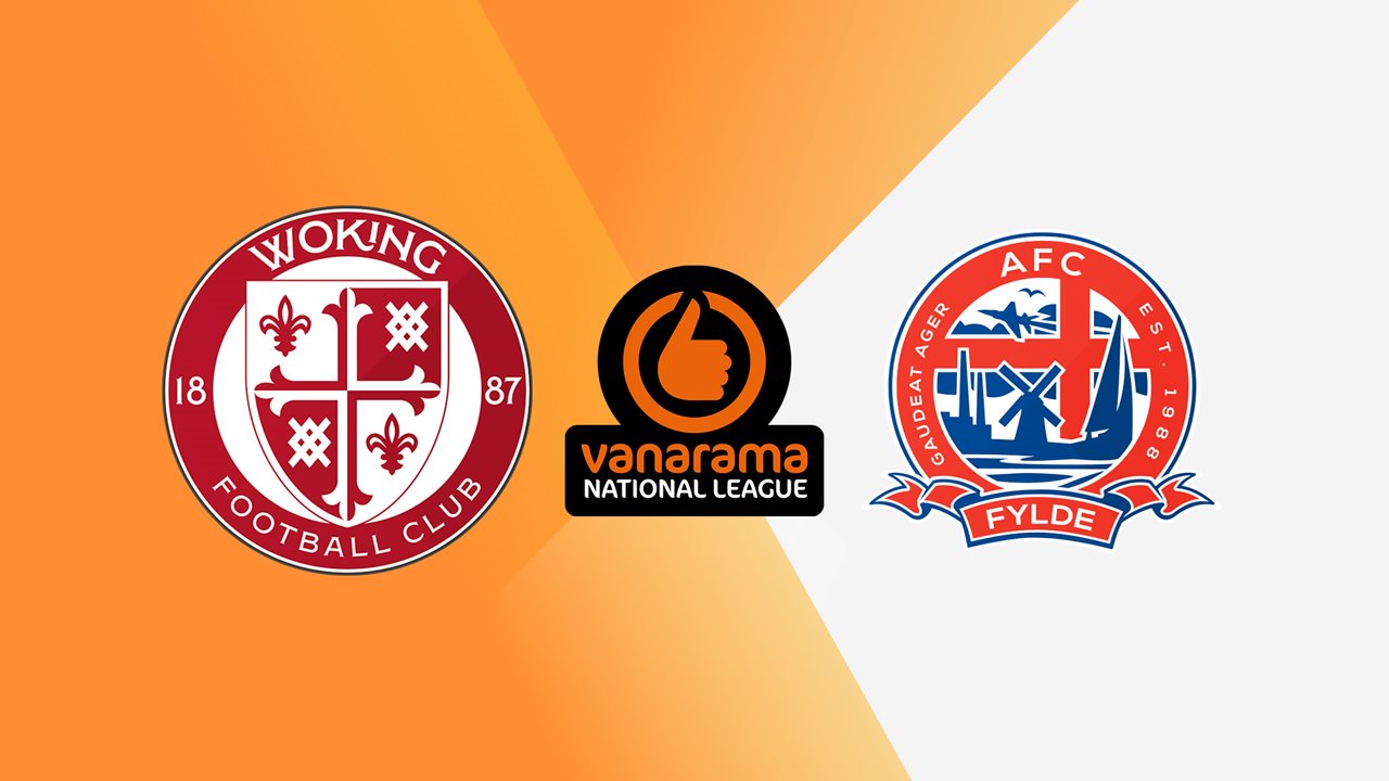 Woking vs AFC Fylde poster