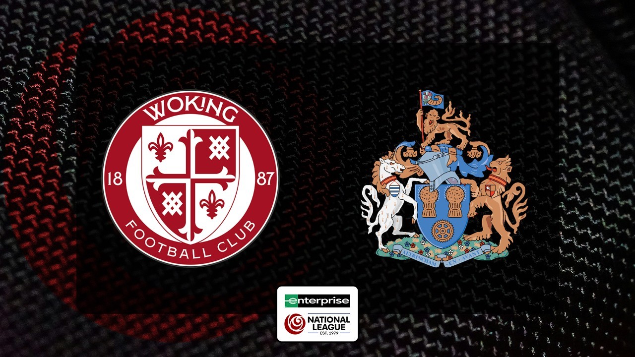 Woking vs Altrincham poster