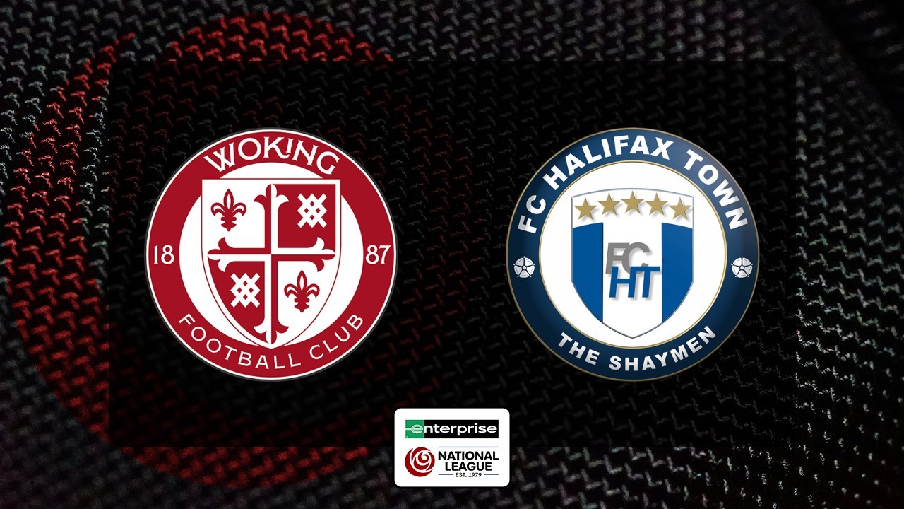 Woking vs Halifax Town poster