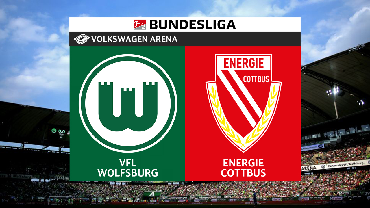 Wolfsburg vs Energie Cottbus poster