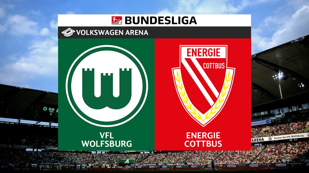 Wolfsburg vs Energie Cottbus poster