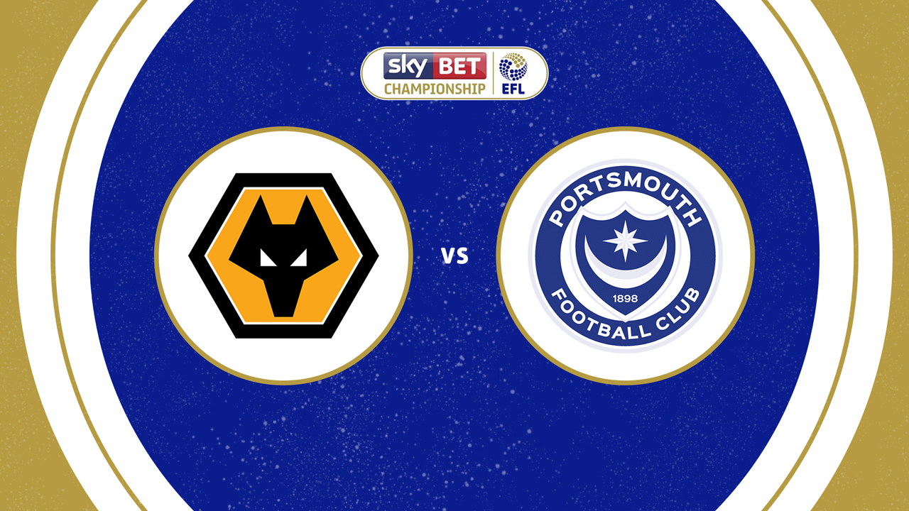 Wolverhampton Wanderers vs Portsmouth poster