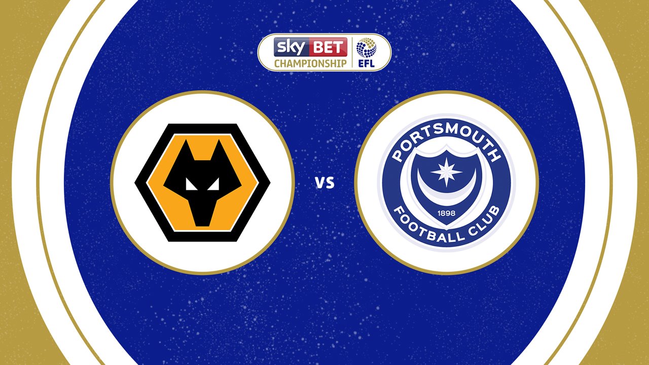 Wolverhampton Wanderers vs Portsmouth poster