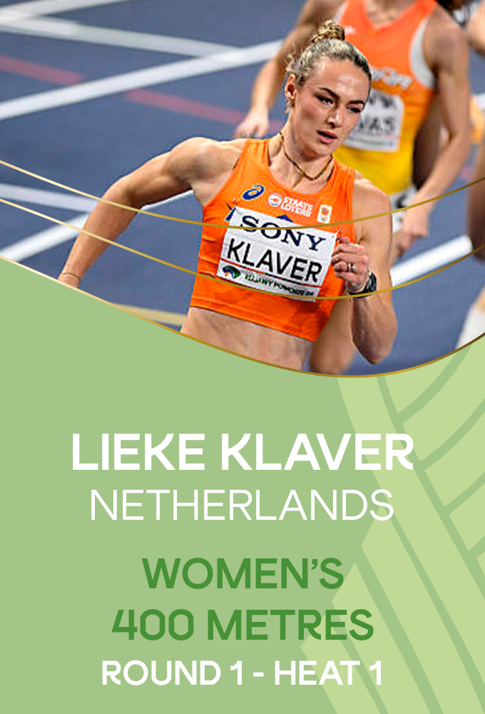 Womens 400 metres Round 1 Heat 1