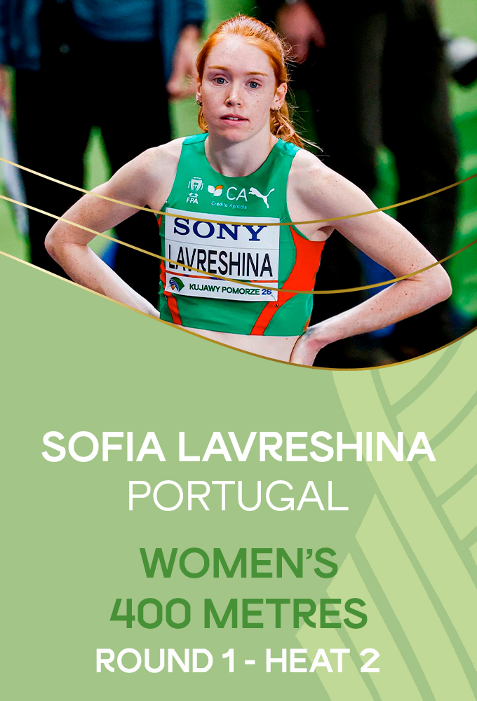 Womens 400 metres Round 1 Heat 2