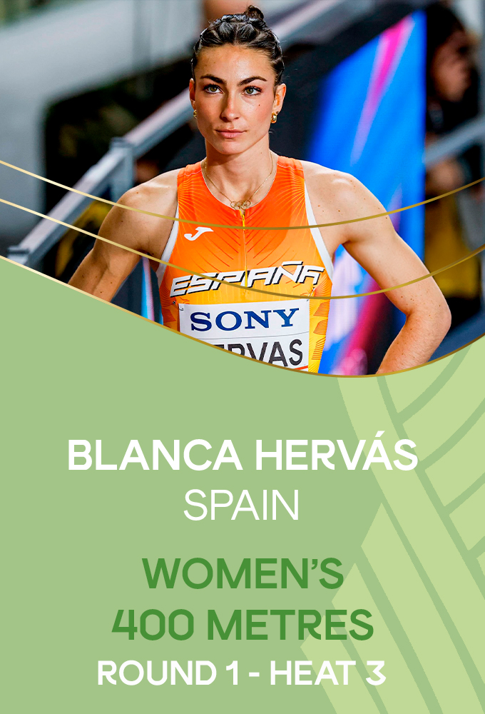 Womens 400 metres Round 1 Heat 3