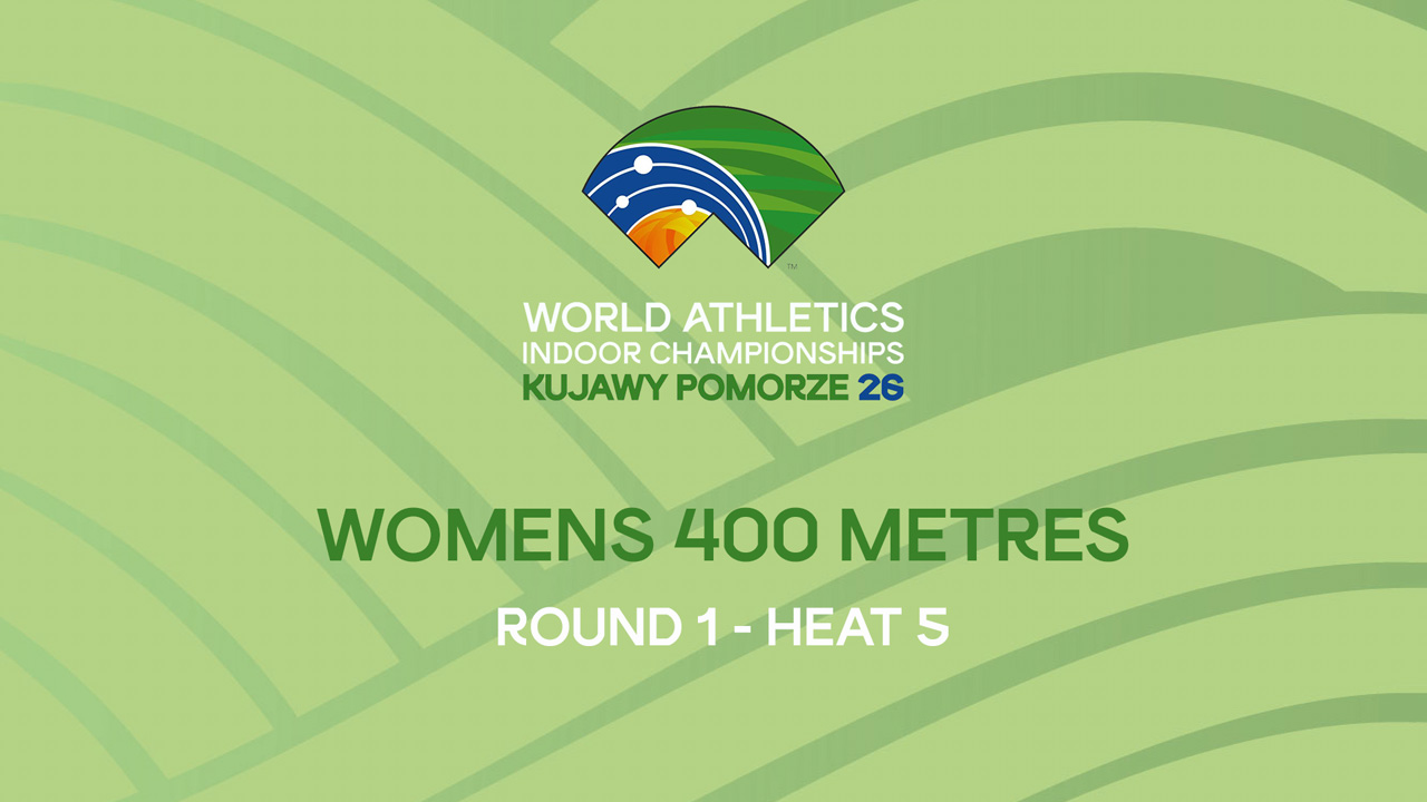 Womens 400 metres Round 1 Heat 5