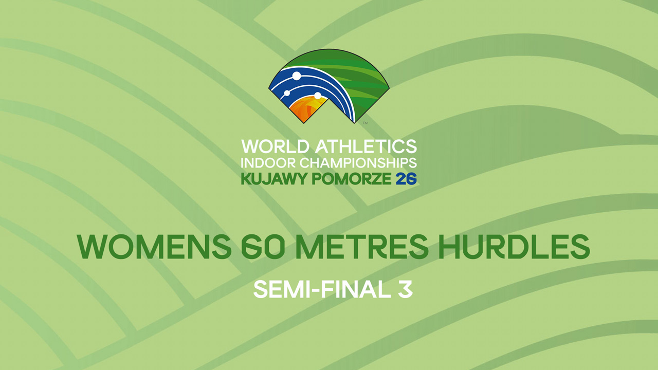 Womens 60 metres Hurdles Semi Final 3