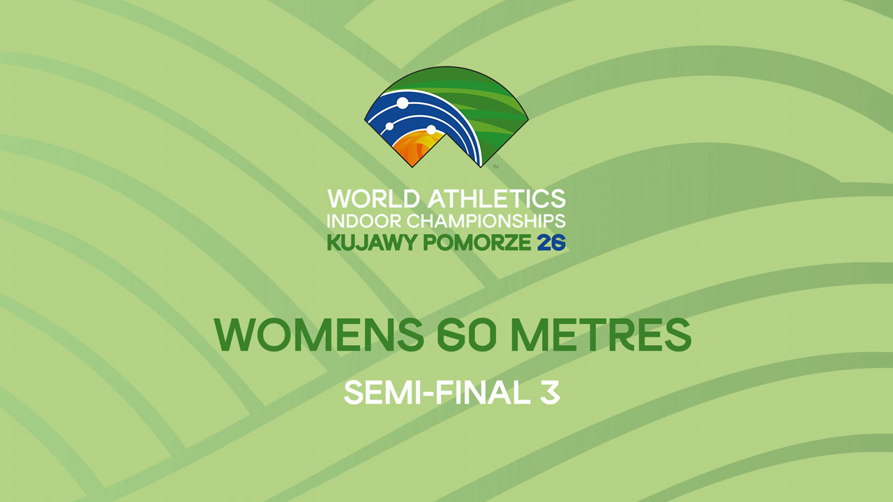 Womens 60 metres Semi Final 3