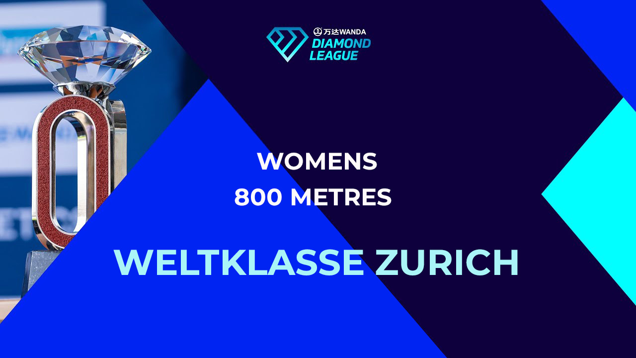 Womens 800 metres Final at Weltklasse Zurich image