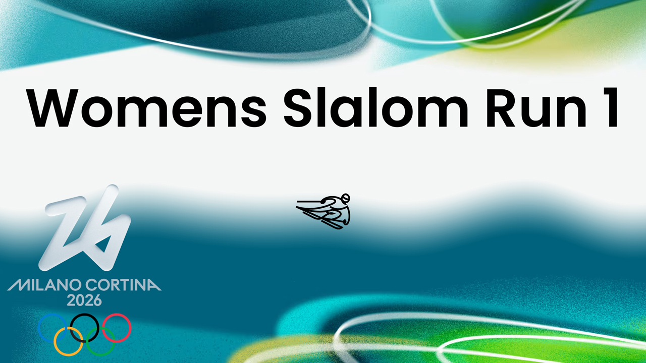 Womens Slalom Run 1 image