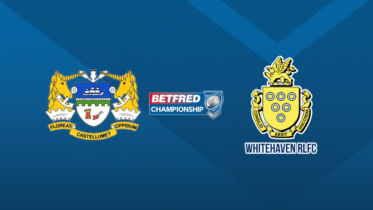 Workington Town vs Whitehaven RLFC poster