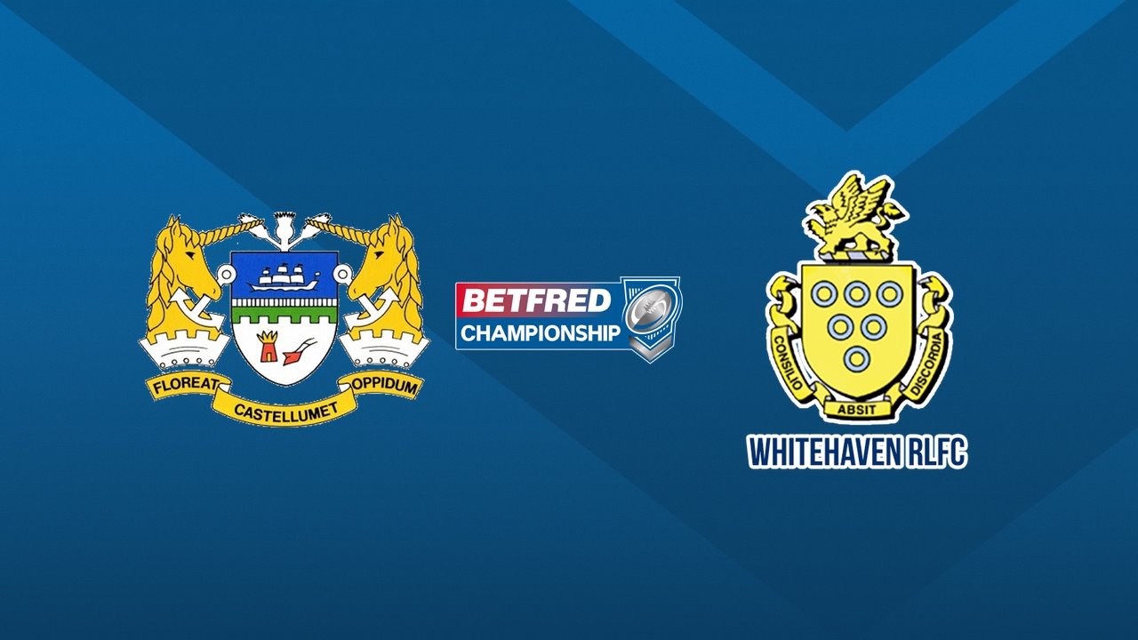 Workington Town vs Whitehaven RLFC poster