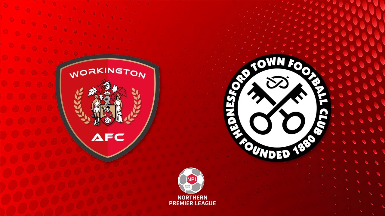 Workington vs Hednesford Town poster