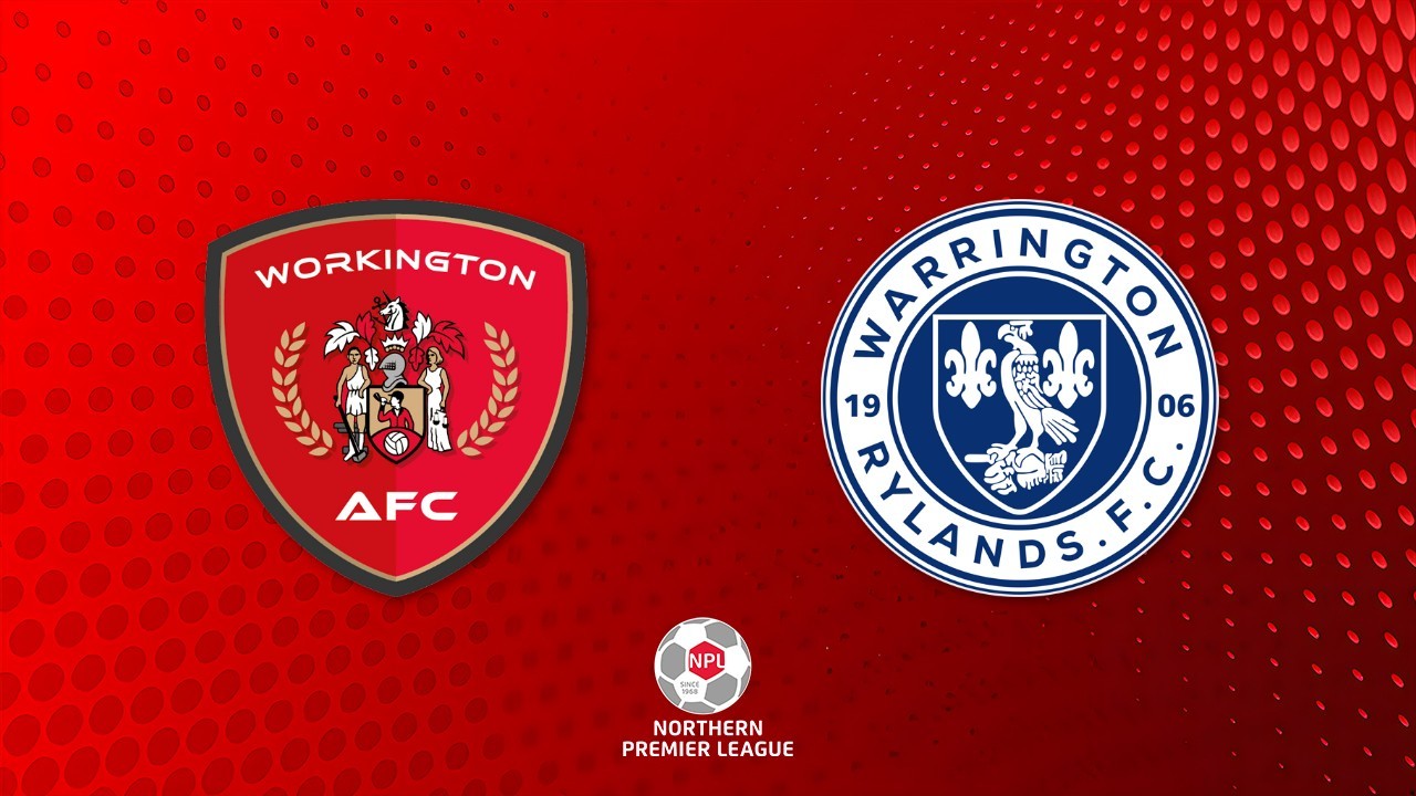 Workington vs Warrington Rylands poster