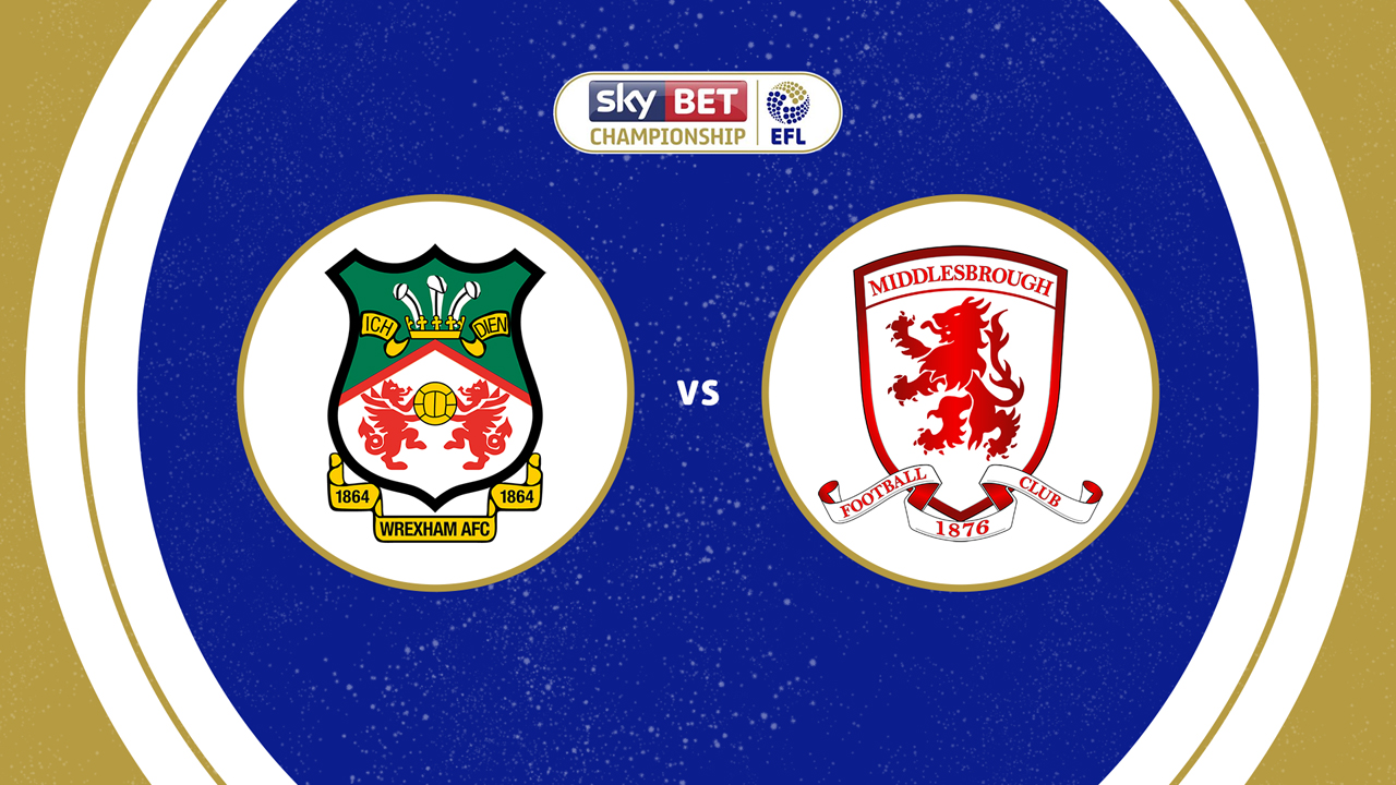 Wrexham vs Middlesbrough poster