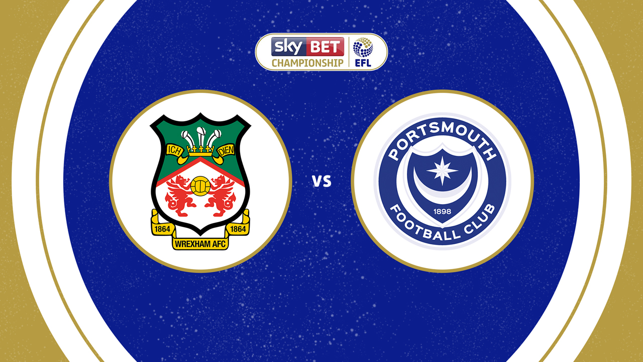 Wrexham vs Portsmouth poster