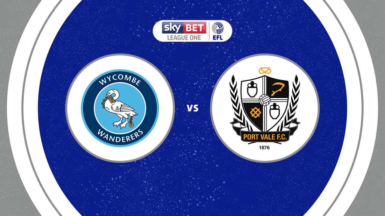 Wycombe Wanderers vs Port Vale poster