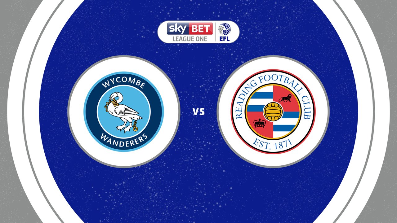 Wycombe Wanderers vs Reading poster