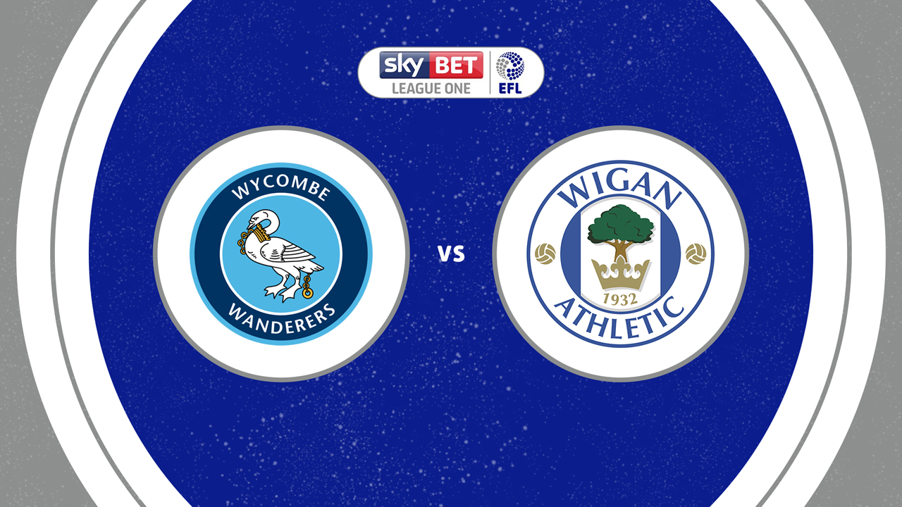 Wycombe Wanderers vs Wigan Athletic poster
