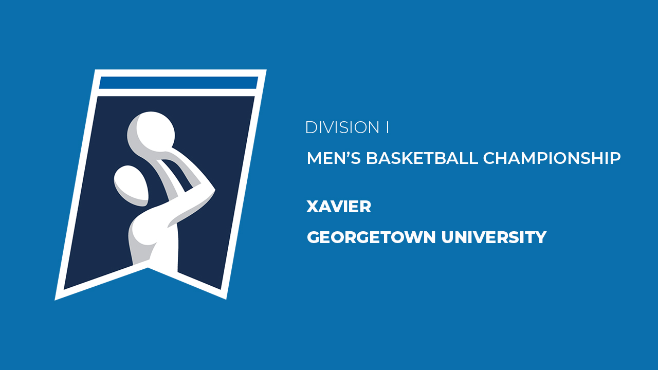 Xavier vs Georgetown University poster